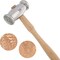 The Beadsmith Double-Faced Texture Hammer - Metal Elements Wooden Handle Steel Head - Texturing Tool Used to Add Patterns & Dimension to Metalwork
